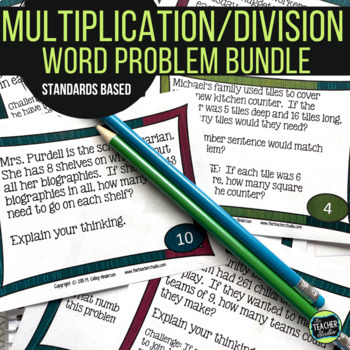 Preview of Multiplication and Division Word Problem Bundle