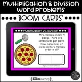 Multiplication and Division Word Problems Boom Cards™ - Di