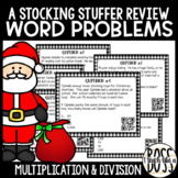 Multiplication and Division Word Problems: Christmas Theme