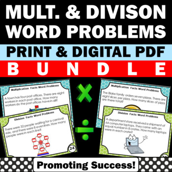Preview of Single 1 Step Equation Multiplication and Division Word Problems Scavenger Hunt