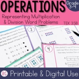 Multiplication and Division Word Problems Strip Diagrams