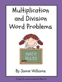 Multiplication and Division Word Problems for grades 3-4