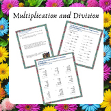 Multiplication and Division Worksheets: Challenging Practice