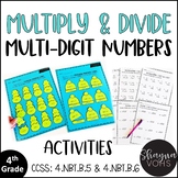 Winter Multiplication and Division Puzzles and Worksheets