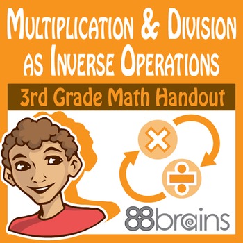 Preview of Multiplication and Division as Inverse Operations Digital and Printable