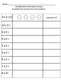 Multiplication and Division using equal groups and arrays