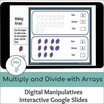 Preview of Multiplication and Division with Arrays | Digital Visual Models