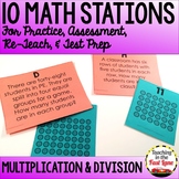 Multiplication and Division Stations - Multiplication and 