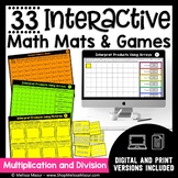 Multiplication and Divison Math Centers - Math Games