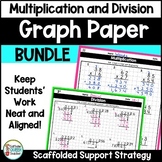 Multiplication and Long Division Practice on Graph Paper I