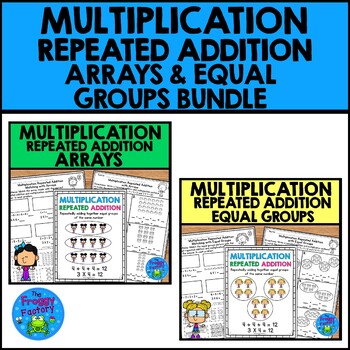 Preview of Multiplication as Repeated Addition Arrays and Equal Groups