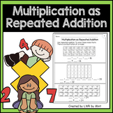 Multiplication as Repeated Addition Grade 3 & Grade 4 Math