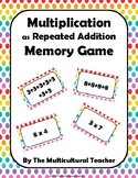 Multiplication as Repeated Addition Memory Game