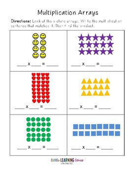 Multiplication beginner's worksheet by Little Learning ...