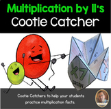 Multiplication by 11's Cootie Catcher/Fortune Teller- Perf