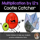 Multiplication by 12's Cootie Catcher/Fortune Teller- Perf