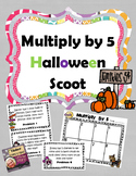 Multiplication by 5 Halloween SCOOT