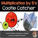 Multiplication by 5's Cootie Catcher/Fortune Teller- Perfe