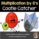 Multiplication by 6's Cootie Catcher/Fortune Teller- Perfe