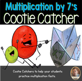 Multiplication by 7's Cootie Catcher/Fortune Teller- Perfe