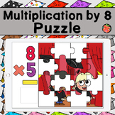 Multiplication by 8 Boom cards | Uncover the graduation