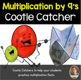 Multiplication by 9's Cootie Catcher/Fortune Teller- Perfe