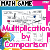 Multiplication by Comparison Game - Multiplication Facts Practice