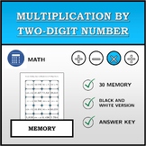 Multiplication by Two-Digit Number | Memory | Math Activity