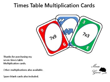 multiplication games 7 times table