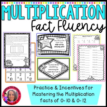 Preview of Multiplication fact Incentive unit 