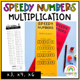Multiplication facts Speedy Numbers Booklet - multiplying 