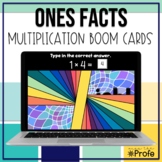 Multiplication facts ones (1s) Boom Cards™ | Digital activity