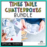 Multiplication fluency chatterboxes | Times table Holiday Math