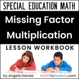 Multiplication with Missing Factors | Word Problems | Special Ed 3rd Grade Math