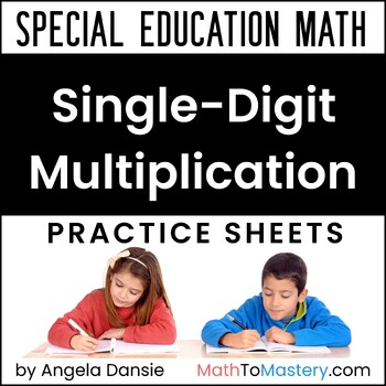 Preview of Multiplication Fact Practice & Review, Special Ed Math Intervention, 3rd Grade