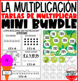 Multiplicacion Spanish Times Tables Multiplication Bundle 