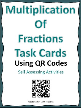 Preview of Multiplication of Fractions Task Cards