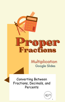 Preview of Multiplication of Proper Fractions Slides