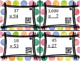 Multiplication practice with QR codes