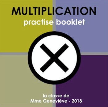 Preview of Multiplication - practise booklet