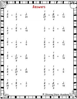 Multiplication through Cross Cancellation (Medium Level) Worksheet Math ...