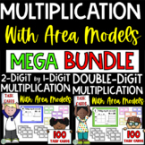 Multiplication using Area Models Task Cards: MEGA BUNDLE!