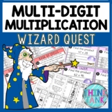Multiplication with Multi Digit Whole Numbers Math Quest Game