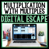 Multiplication with Multiples DIGITAL Math Escape Room - B