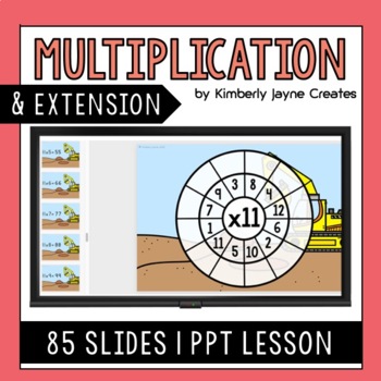 Preview of Multiplication x11 Explicit Lesson Activities Extension for Gifted and Talented