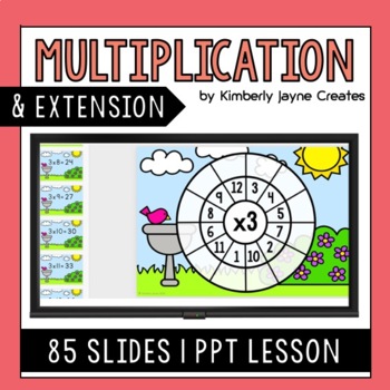 Preview of Multiplication x3 Explicit Lesson Activities Extension for Gifted and Talented