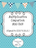 Multiplicative Comparison Mini Unit 4.OA.A.1