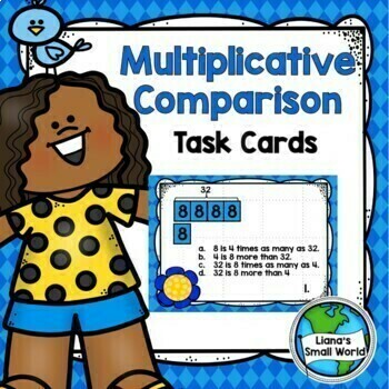 Preview of Multiplicative Comparisons Task Cards