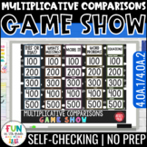 Multiplicative Comparisons Game Show 4.OA.1 - 4.OA.2 Math 