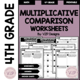 Multiplicative Comparisons Worksheets